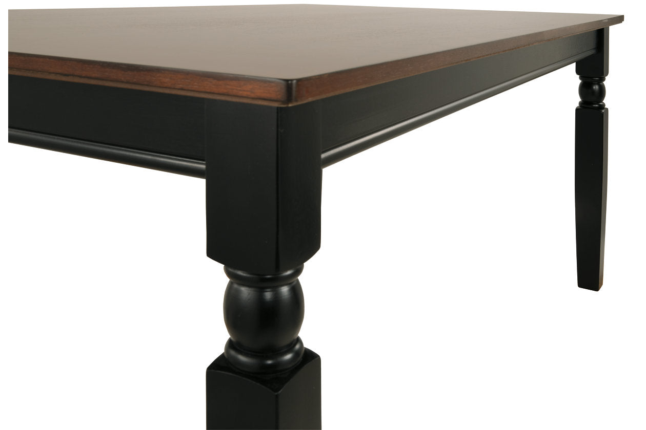Owingsville Black/Brown Dining Table - D580-25 - Bien Home Furniture & Electronics