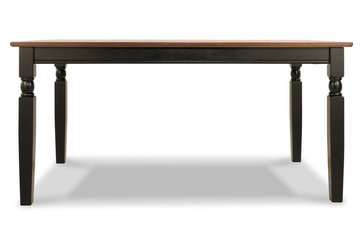 Owingsville Black/Brown Dining Table - D580-25 - Bien Home Furniture & Electronics