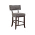 Oxton Dark Cherry/Fabric Counter Chair, Set of 2 - 5655-24FA - Bien Home Furniture & Electronics