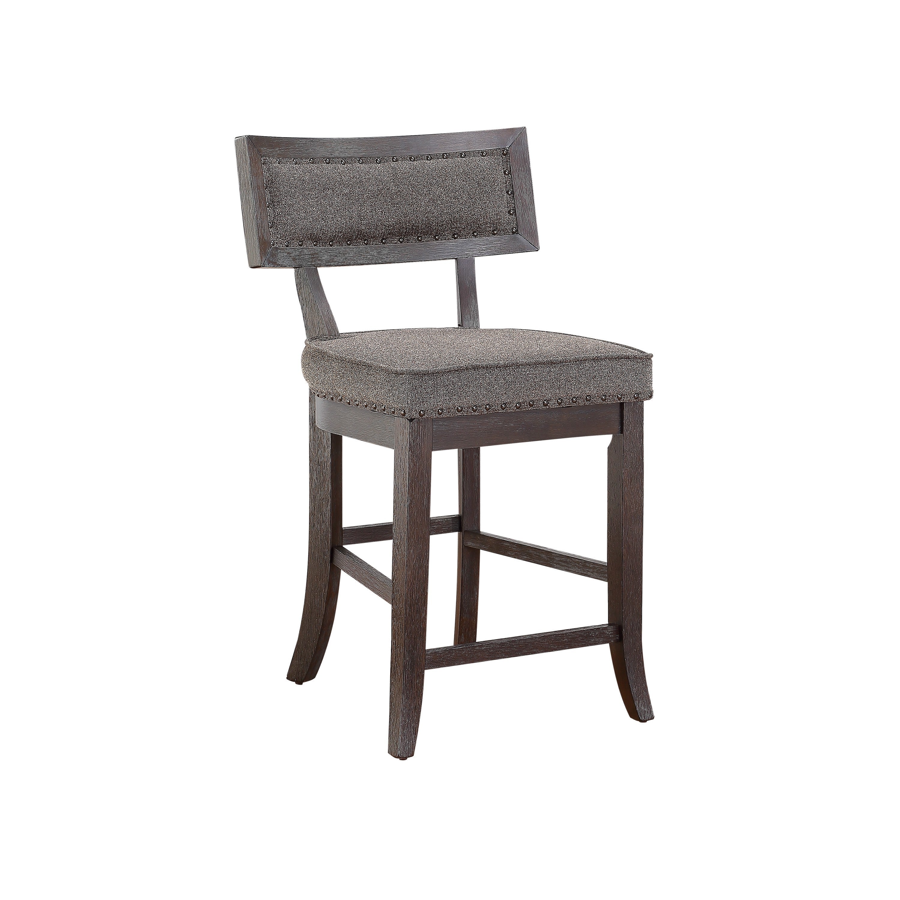 Oxton Dark Cherry/Fabric Counter Chair, Set of 2 - 5655-24FA - Bien Home Furniture &amp; Electronics