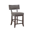 Oxton Dark Cherry/Fabric Counter Chair, Set of 2 - 5655-24FA - Bien Home Furniture & Electronics