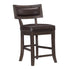 Oxton Dark Cherry/Faux Leather Counter Chair, Set of 2 - 5655-24 - Bien Home Furniture & Electronics