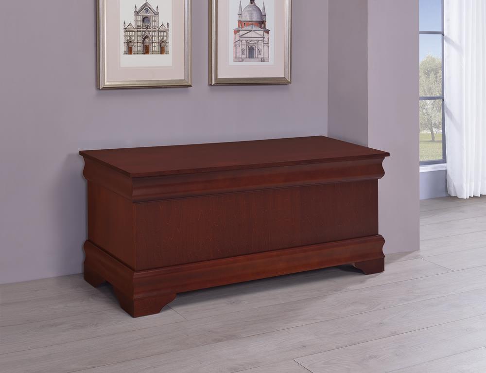 Pablo Warm Brown Rectangular Cedar Chest - 900022 - Bien Home Furniture &amp; Electronics