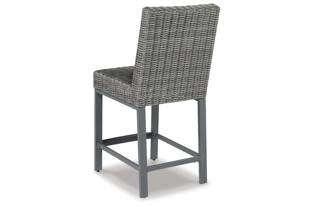 Palazzo Gray Outdoor Barstool, Set of 2 - P520-130 - Bien Home Furniture &amp; Electronics