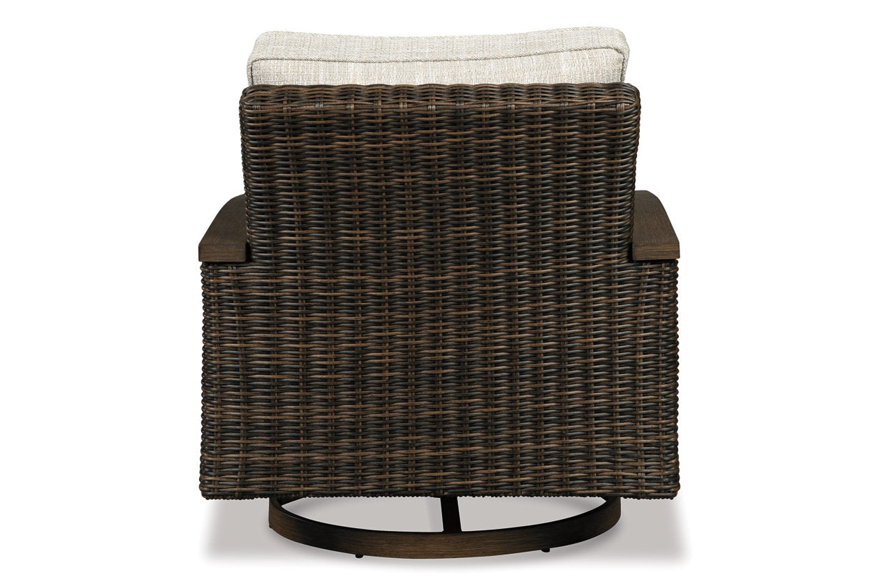 Paradise Trail Medium Brown Swivel Lounge Chair, Set of 2 - P750-821 - Bien Home Furniture & Electronics