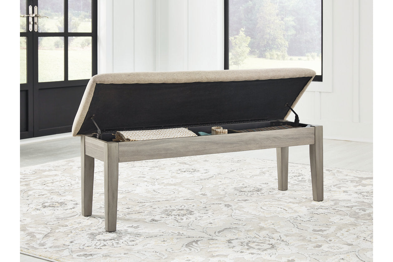 Parellen Beige/Gray 48&quot; Bench - D291-00 - Bien Home Furniture &amp; Electronics