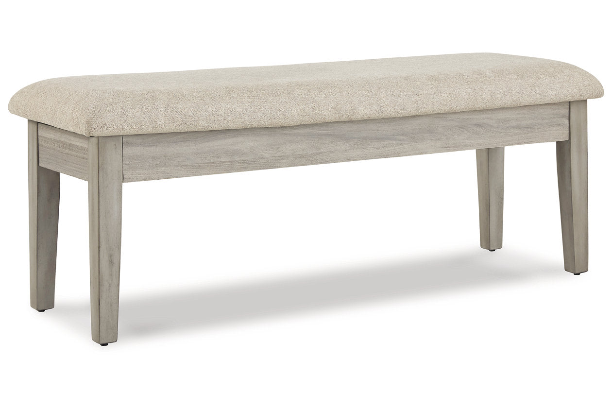 Parellen Beige/Gray 48&quot; Bench - D291-00 - Bien Home Furniture &amp; Electronics