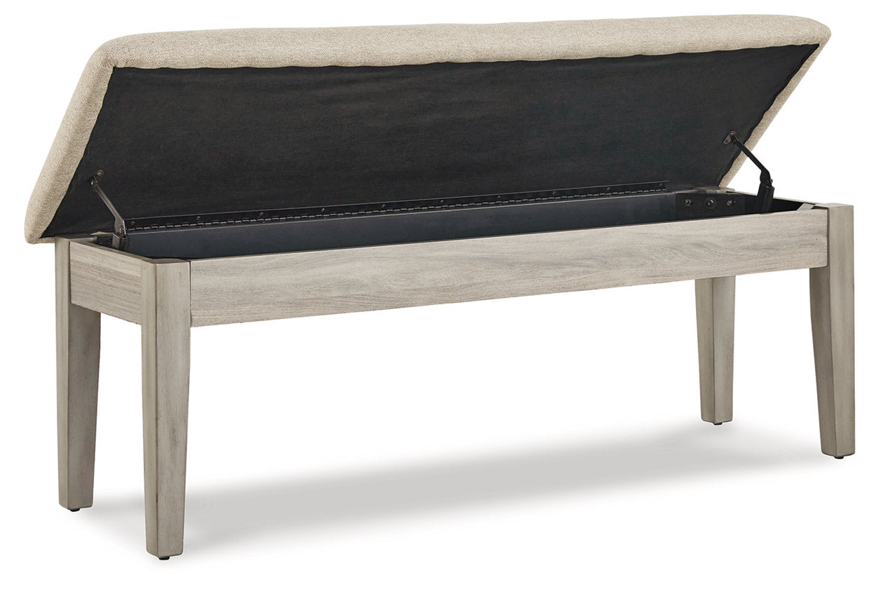 Parellen Beige/Gray 48&quot; Bench - D291-00 - Bien Home Furniture &amp; Electronics