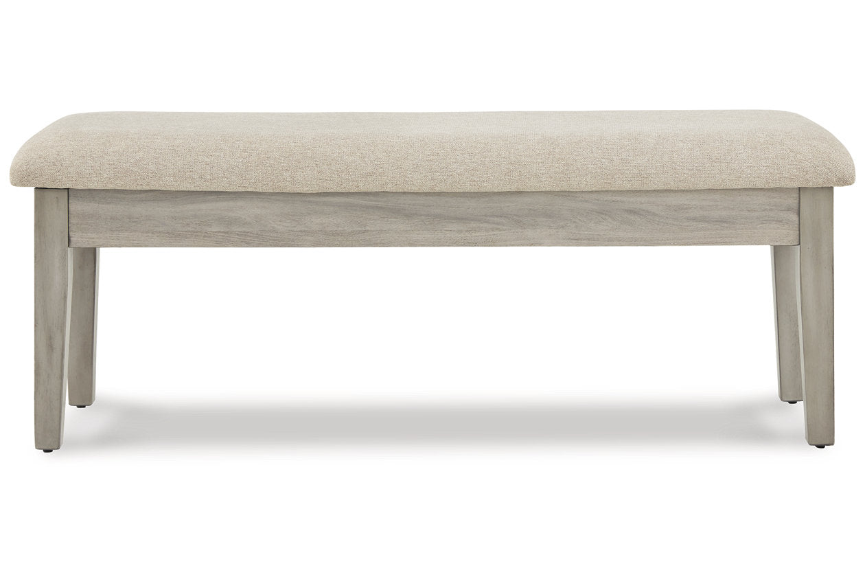 Parellen Beige/Gray 48&quot; Bench - D291-00 - Bien Home Furniture &amp; Electronics