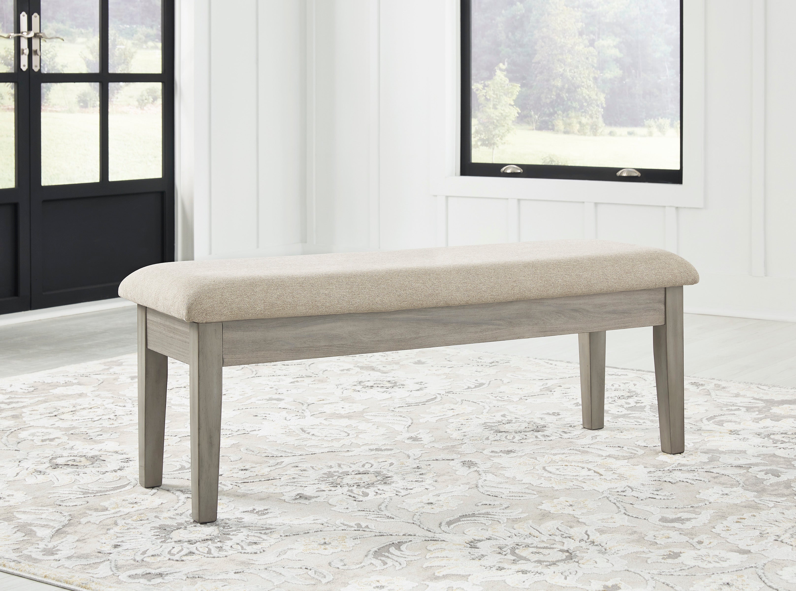 Parellen Beige/Gray Rectangular Dining Set - SET | D291-25 | D291-01(2) - Bien Home Furniture & Electronics