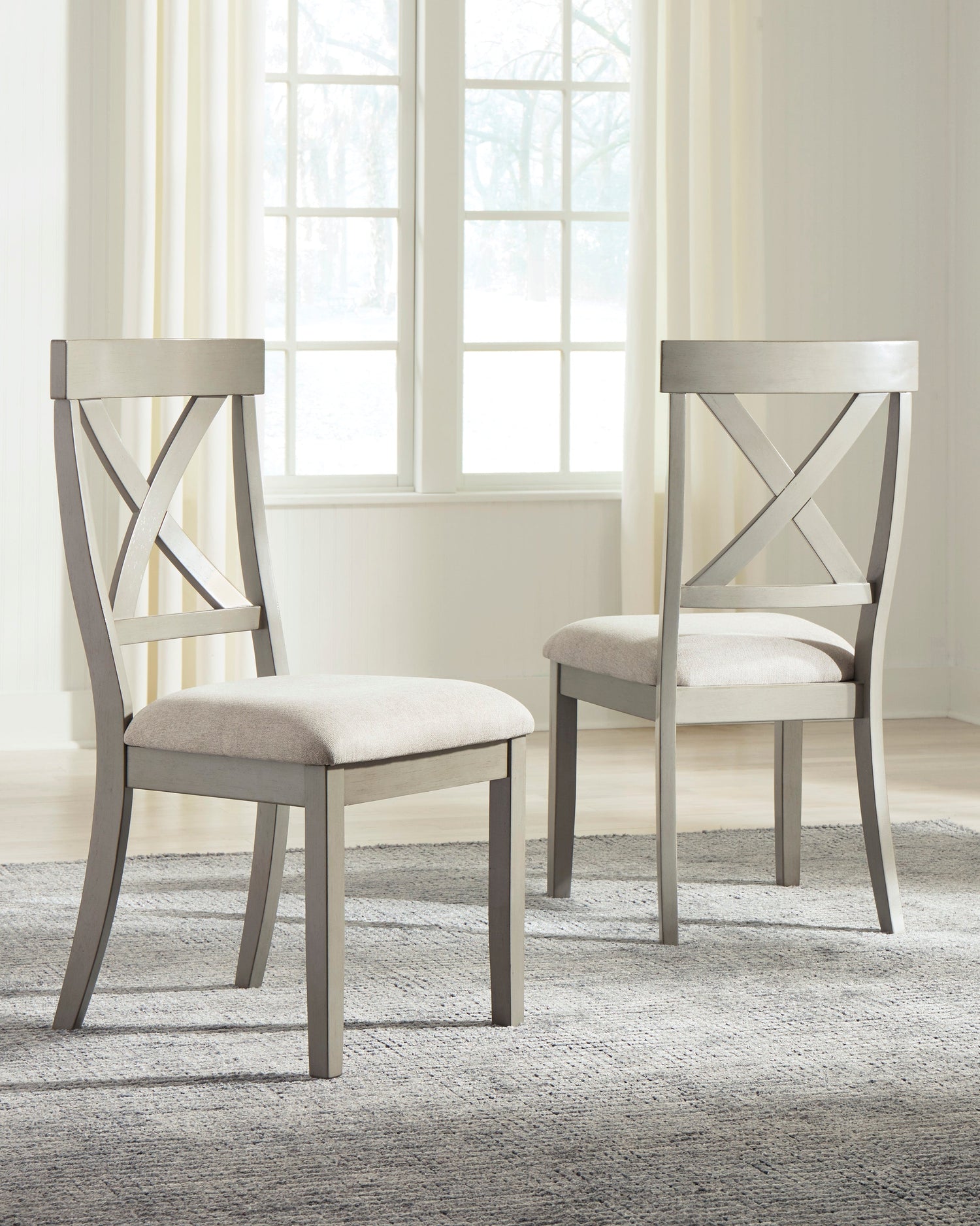 Parellen Beige/Gray Rectangular Dining Set - SET | D291-25 | D291-01(2) - Bien Home Furniture & Electronics