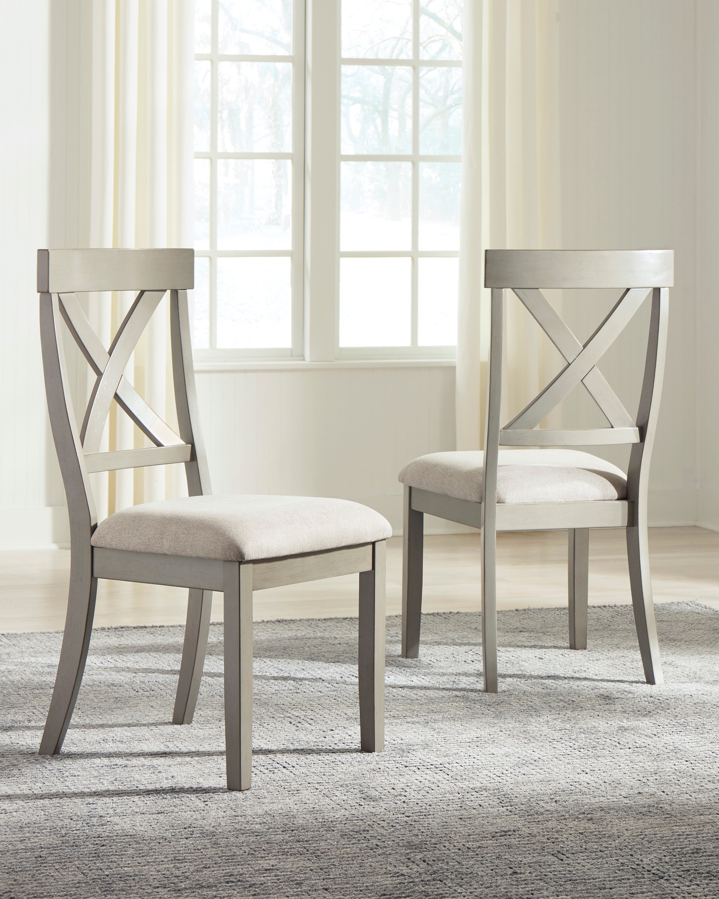 Parellen Beige/Gray Rectangular Dining Set - SET | D291-25 | D291-01(2) - Bien Home Furniture & Electronics