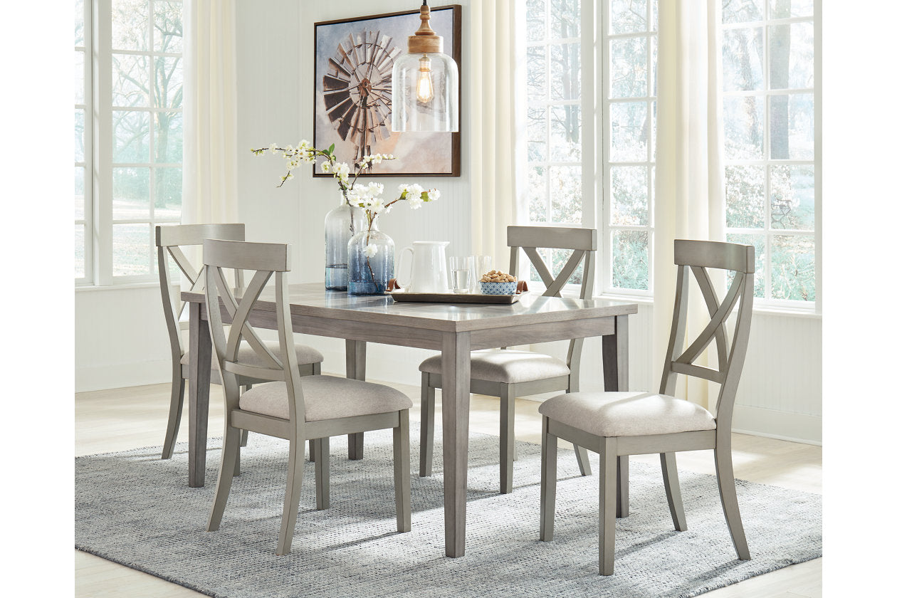 Parellen Gray Dining Table - D291-25 - Bien Home Furniture & Electronics