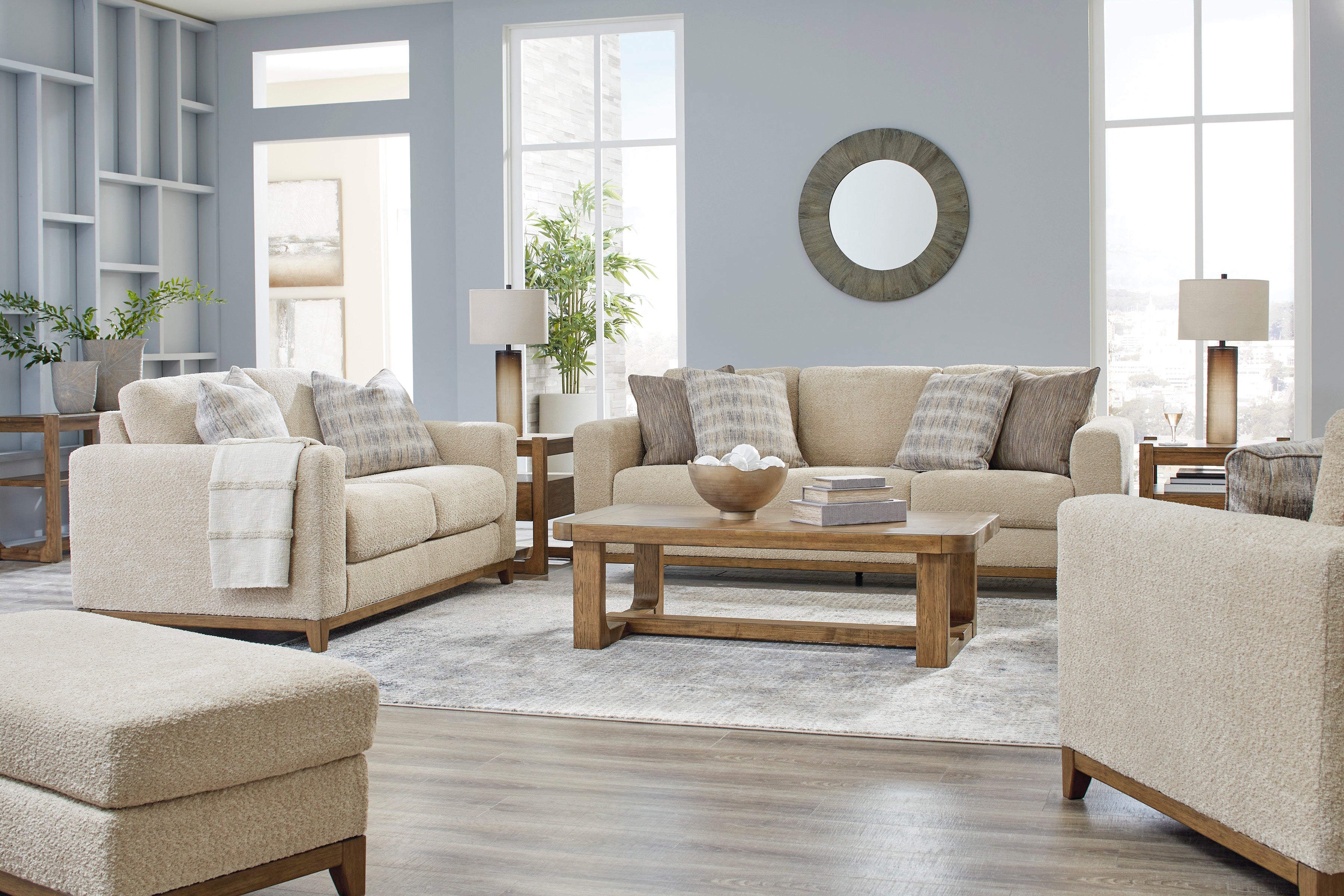 Parklynn Desert Living Room Set - SET | 4890238 | 4890235 - Bien Home Furniture & Electronics