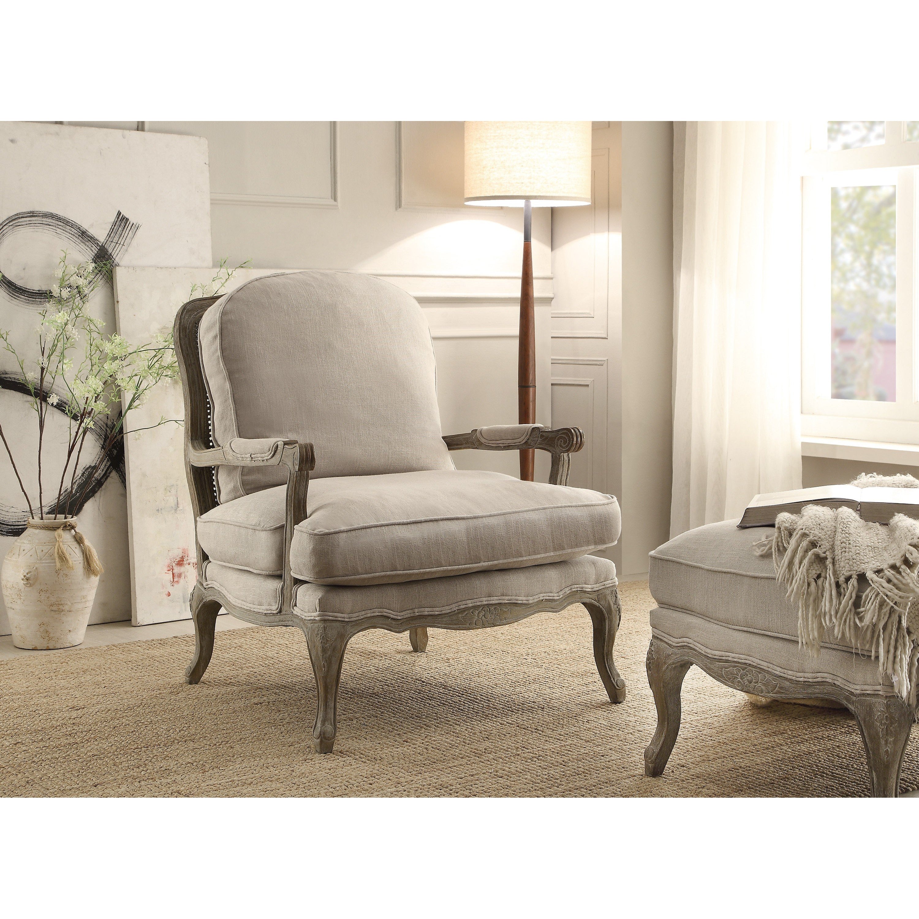 Parlier Show Wood Accent Chair - 1234-1 - Bien Home Furniture & Electronics