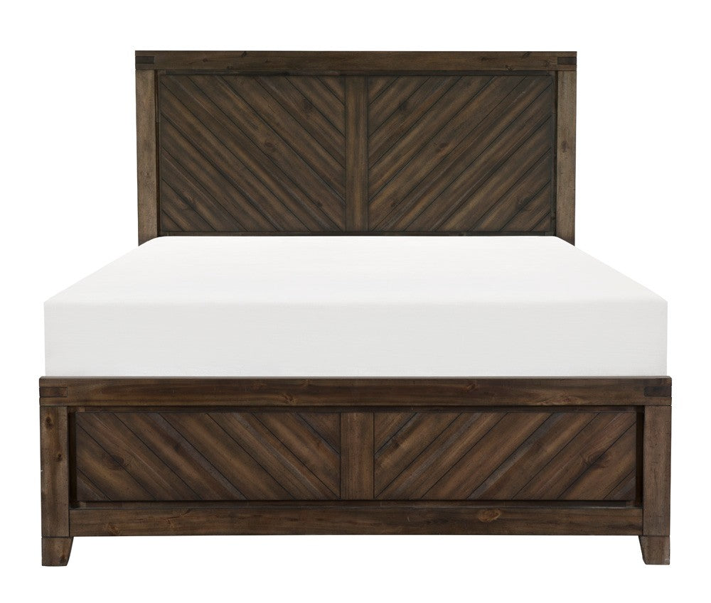 Parnell Rustic Panel Bedroom Set - SET | 1648K-1 | 1648K-2 | 1648-3 | 1648-5 | 1648-6 | 1648-4 | 1648-9 - Bien Home Furniture & Electronics