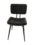 Partridge Espresso/Black Padded Side Chairs, Set of 2 - 110652 - Bien Home Furniture & Electronics