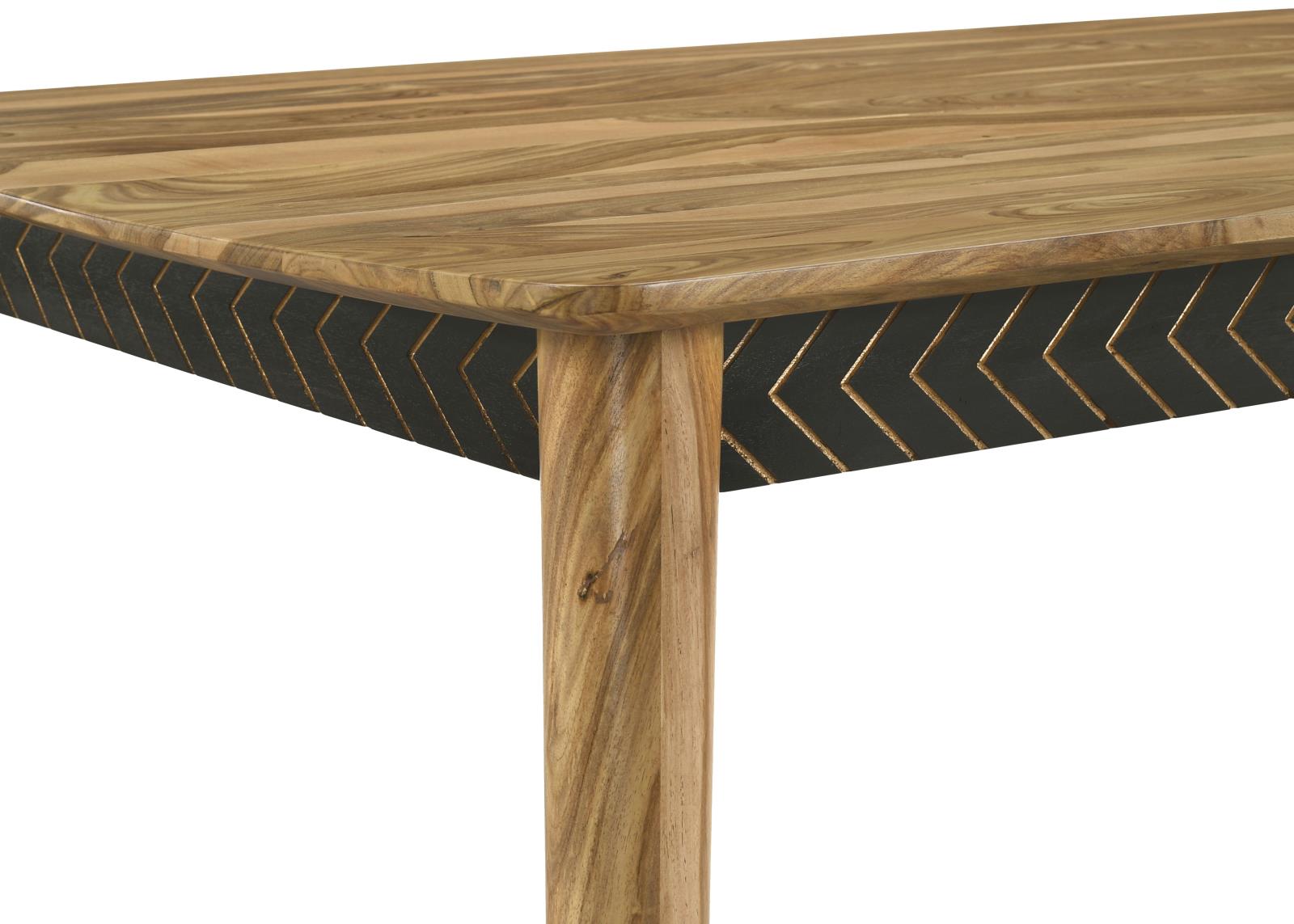 Partridge Natural Sheesham Rectangular Counter Height Table - 110578 - Bien Home Furniture & Electronics