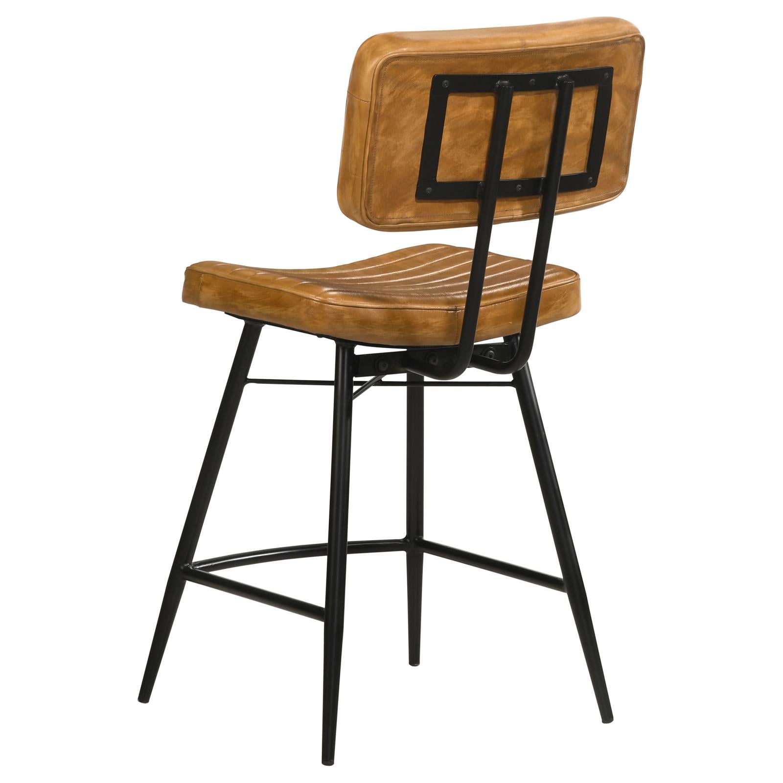 Partridge Upholstered Counter Height Stools with Footrest, Set of 2 - 110649 - Bien Home Furniture & Electronics