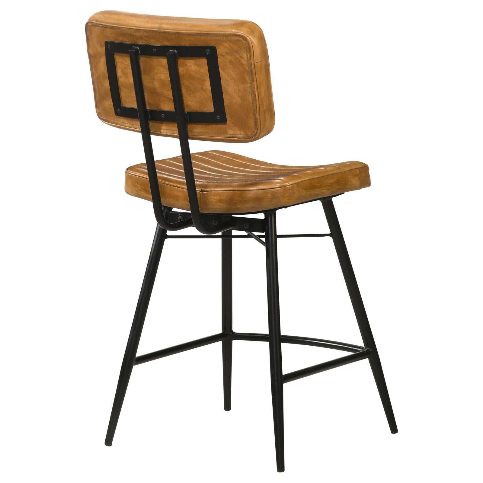Partridge Upholstered Counter Height Stools with Footrest, Set of 2 - 110649 - Bien Home Furniture & Electronics