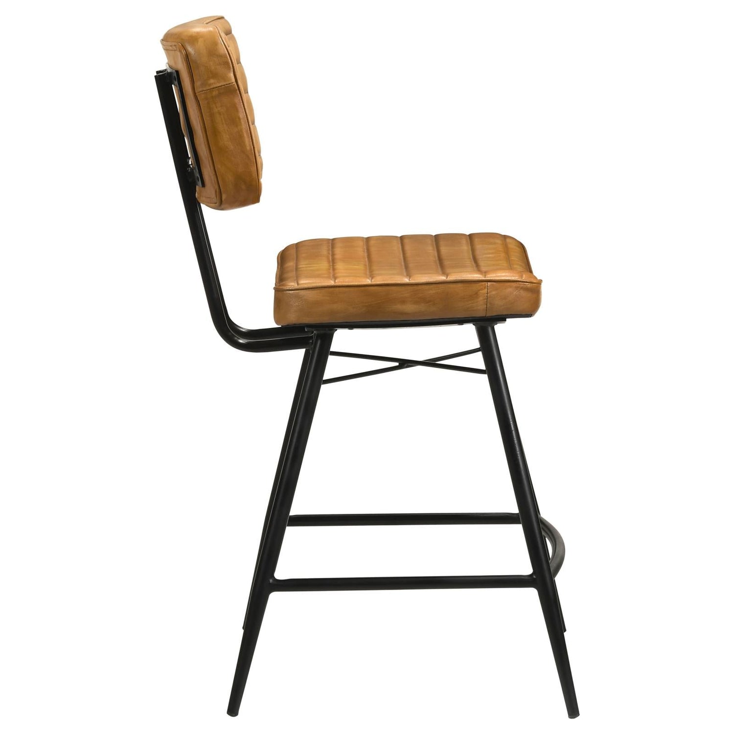 Partridge Upholstered Counter Height Stools with Footrest, Set of 2 - 110649 - Bien Home Furniture & Electronics