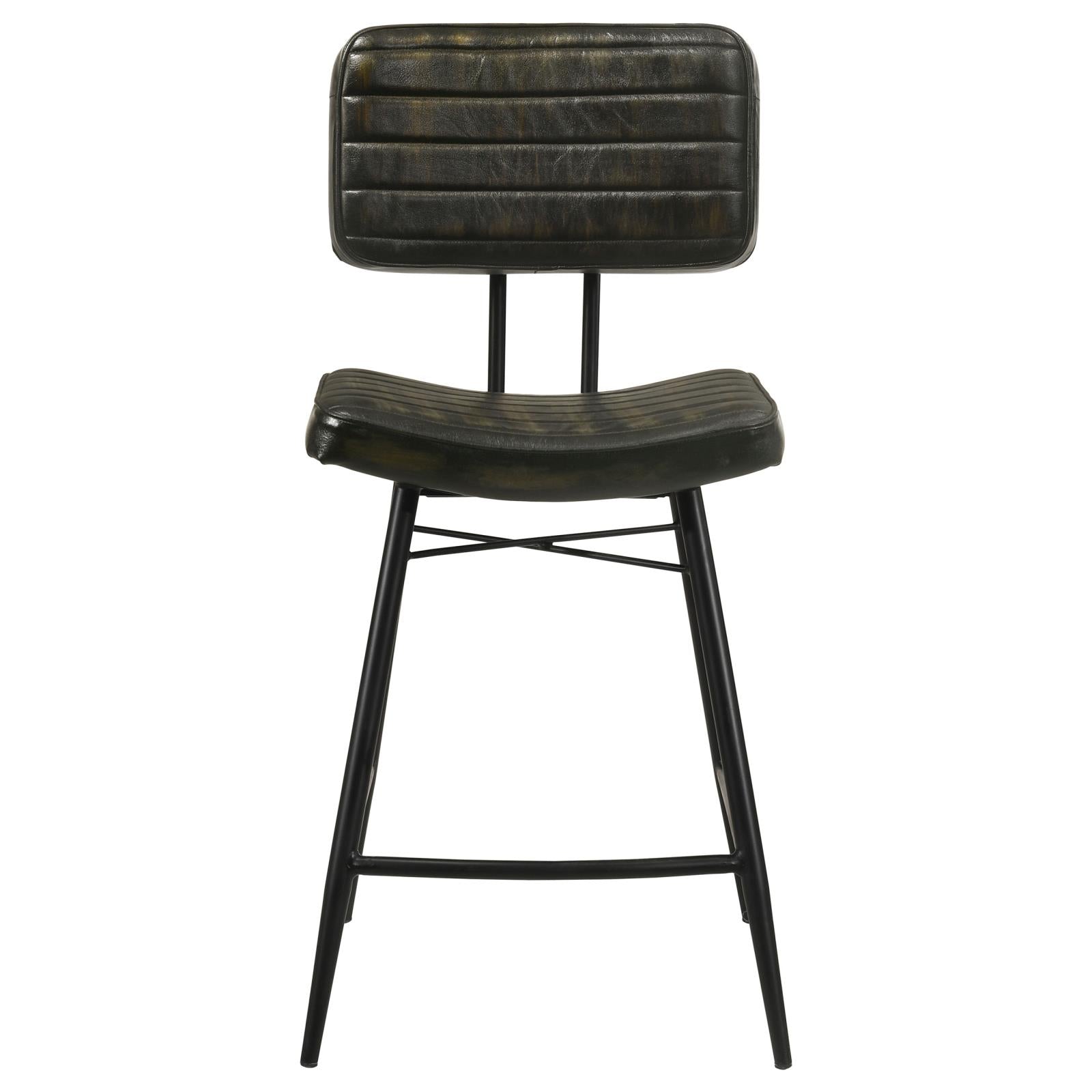 Partridge Upholstered Counter Height Stools with Footrest, Set of 2 - 110659 - Bien Home Furniture & Electronics