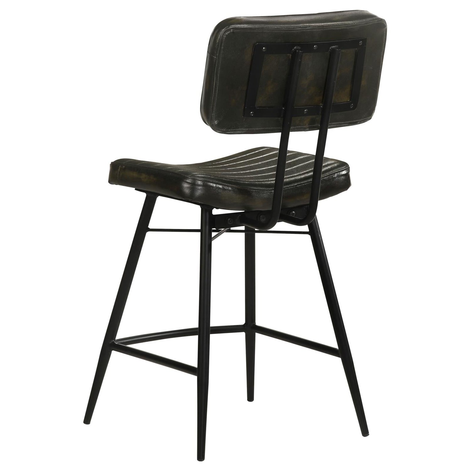Partridge Upholstered Counter Height Stools with Footrest, Set of 2 - 110659 - Bien Home Furniture & Electronics