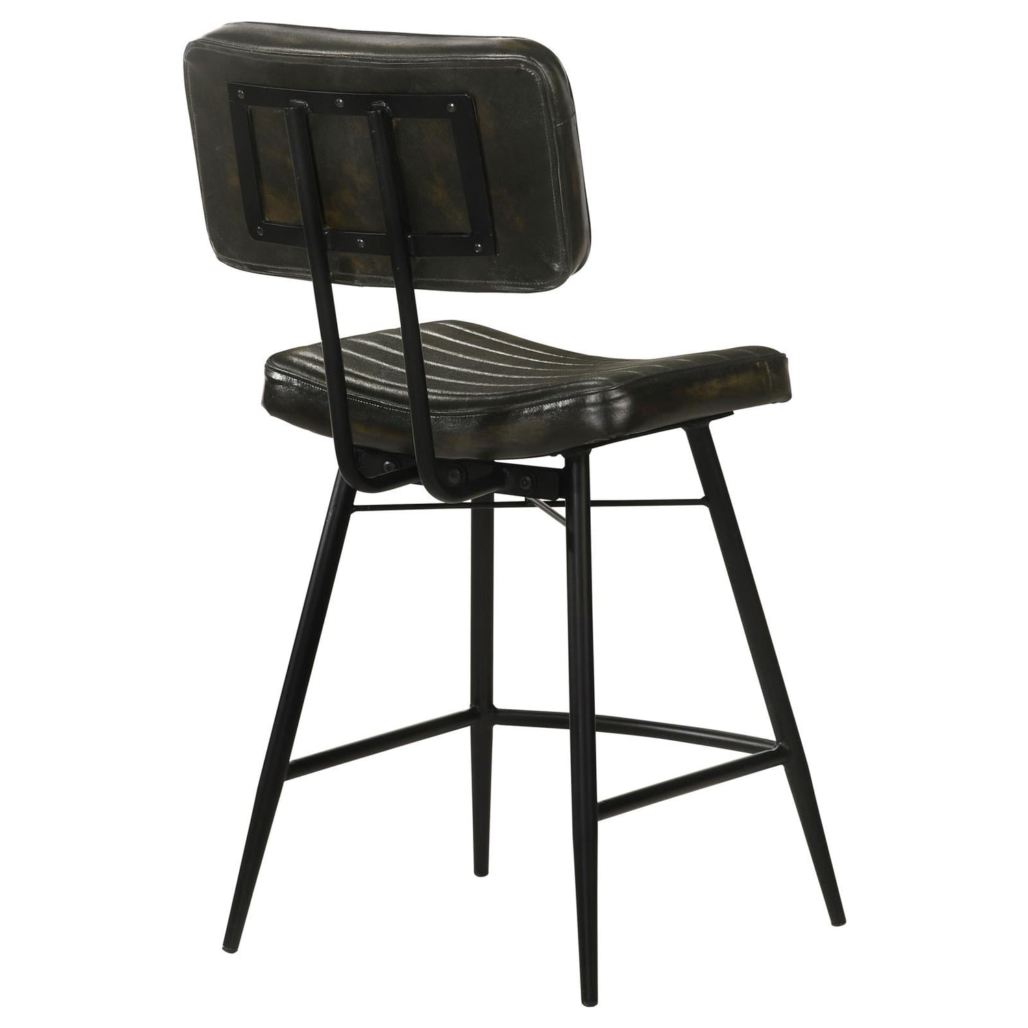 Partridge Upholstered Counter Height Stools with Footrest, Set of 2 - 110659 - Bien Home Furniture & Electronics