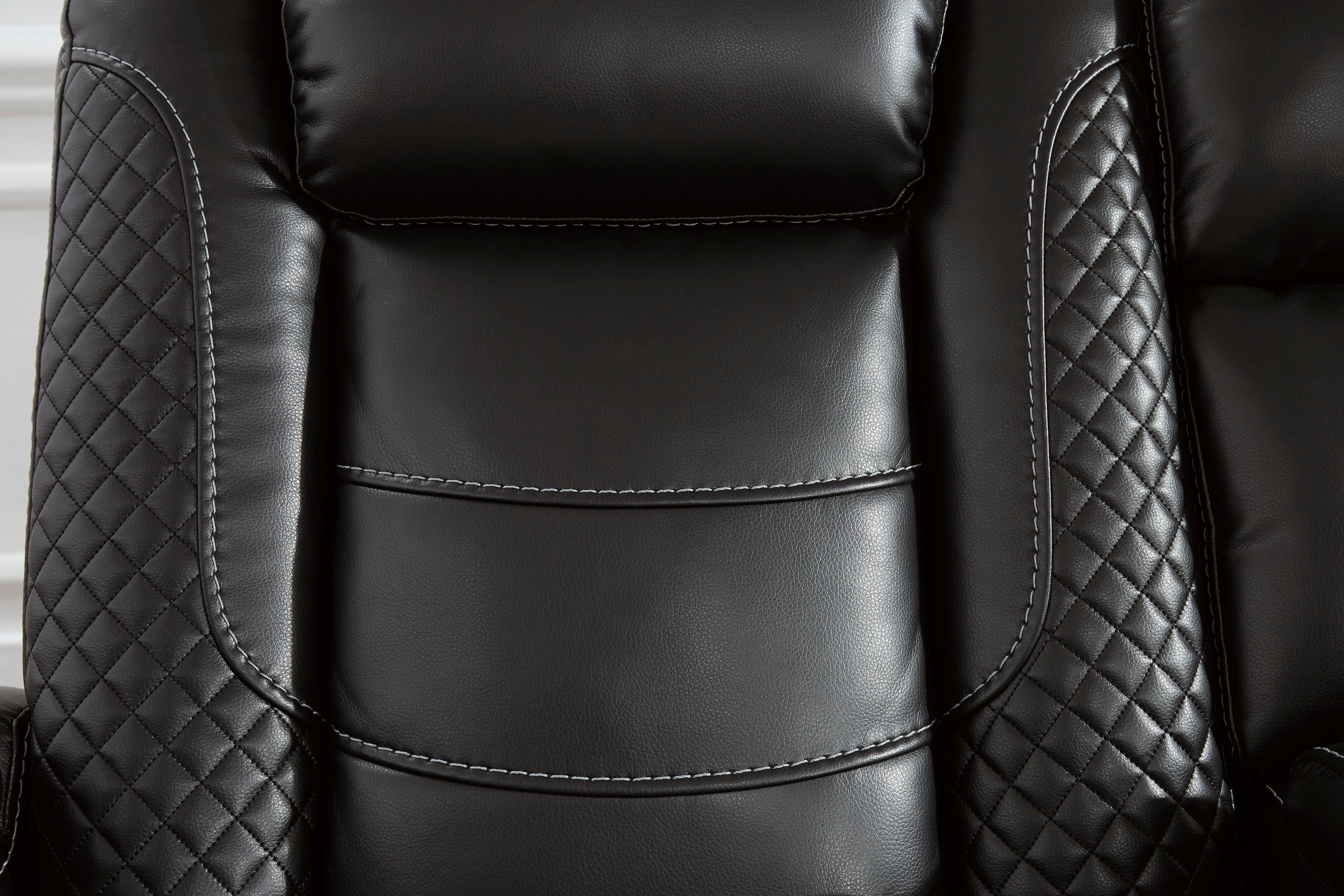 Party Time Midnight Power Reclining Living Room Set - SET | 3700315 | 3700318 | 3700313 - Bien Home Furniture & Electronics