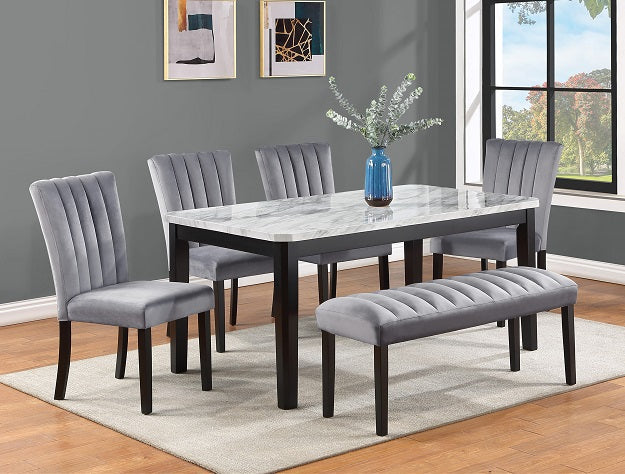 Pascal Gray Dining Chair, Set of 2 - 2224S - Bien Home Furniture & Electronics