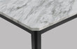 Pascal White/Black Faux Marble Dining Table - 2224T-3864 - Bien Home Furniture & Electronics