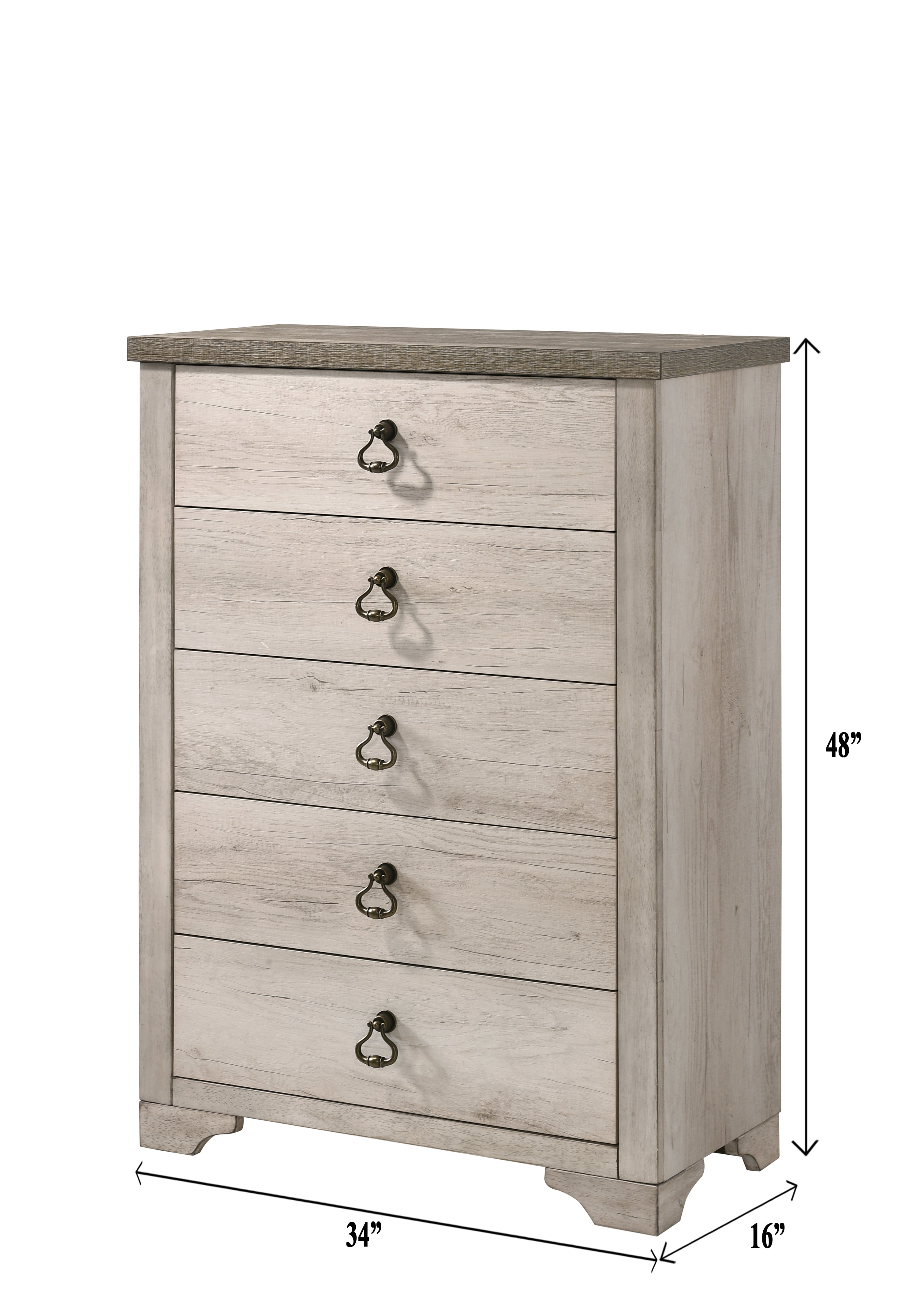 Patterson Driftwood Panel Youth Bedroom Set - SET | B3050-F-HBFB | B3050-FT-RAIL | B3050-1 | B3050-11 | B3050-2 | B3050-4 - Bien Home Furniture & Electronics