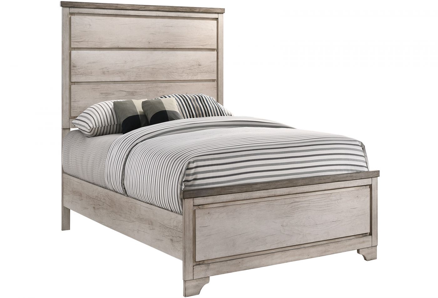 Patterson Driftwood Panel Youth Bedroom Set - SET | B3050-F-HBFB | B3050-FT-RAIL | B3050-1 | B3050-11 | B3050-2 | B3050-4 - Bien Home Furniture & Electronics