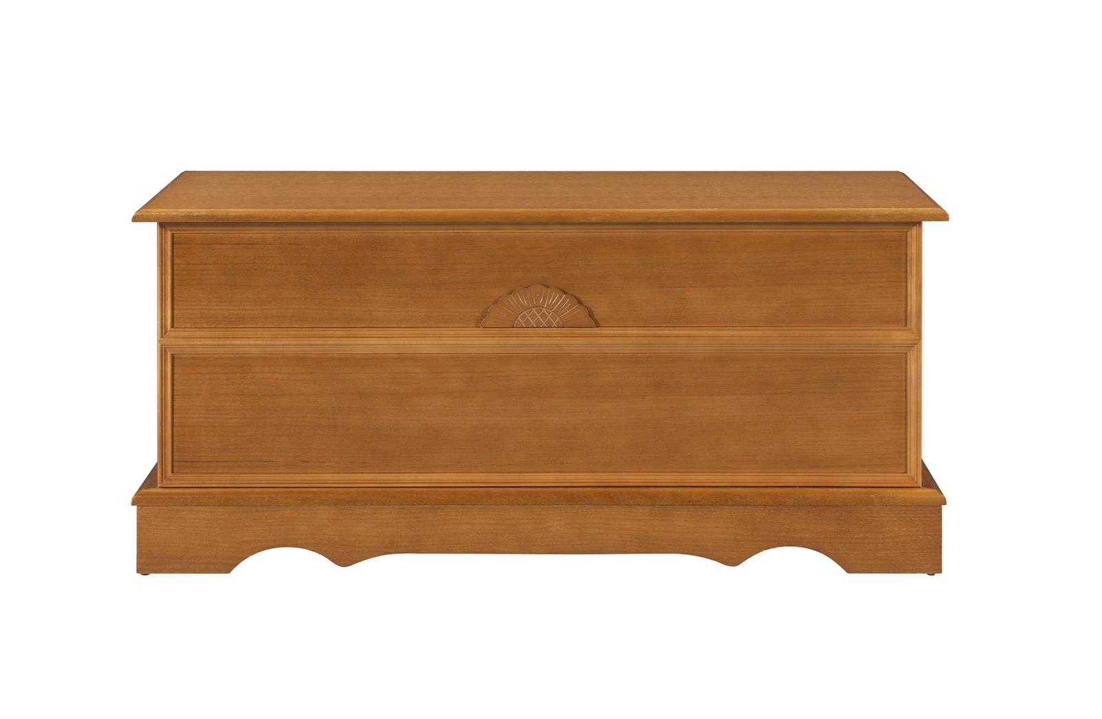 Paula Honey Rectangular Cedar Chest - 4695 - Bien Home Furniture & Electronics