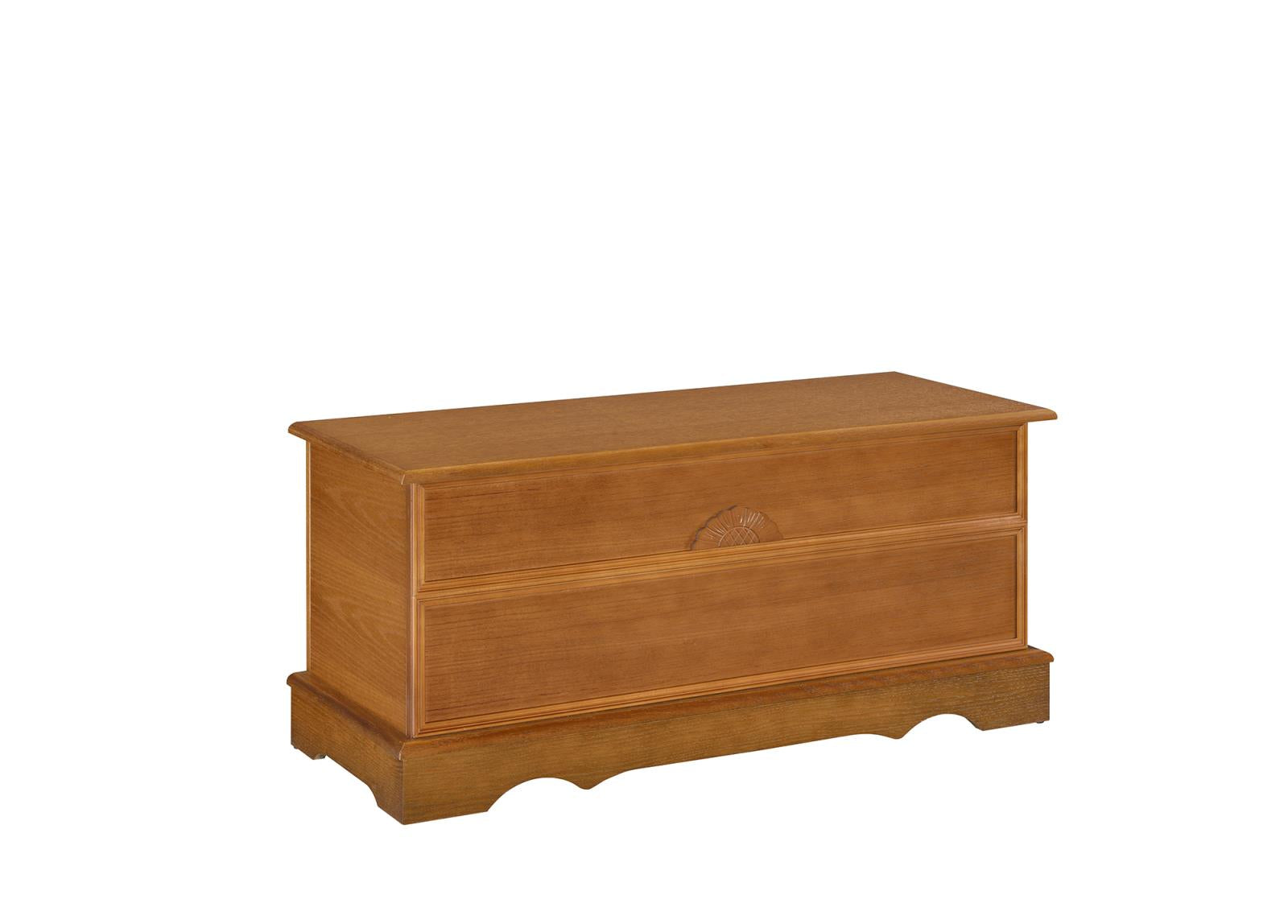 Paula Honey Rectangular Cedar Chest - 4695 - Bien Home Furniture & Electronics