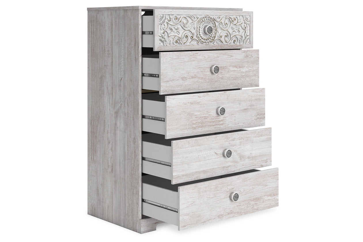 Paxberry Whitewash Chest of Drawers - EB1811-245 - Bien Home Furniture & Electronics