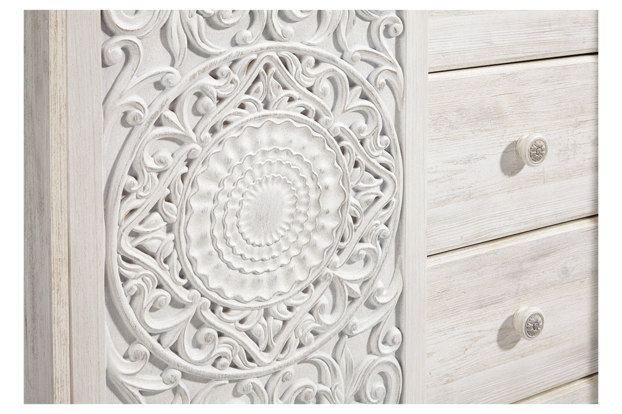 Paxberry Whitewash Dressing Chest - B181-48 - Bien Home Furniture & Electronics