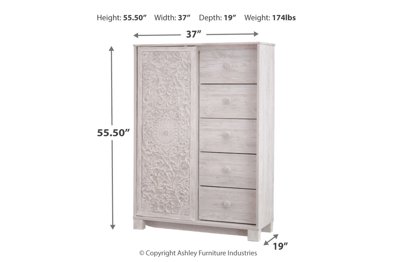 Paxberry Whitewash Dressing Chest - B181-48 - Bien Home Furniture & Electronics