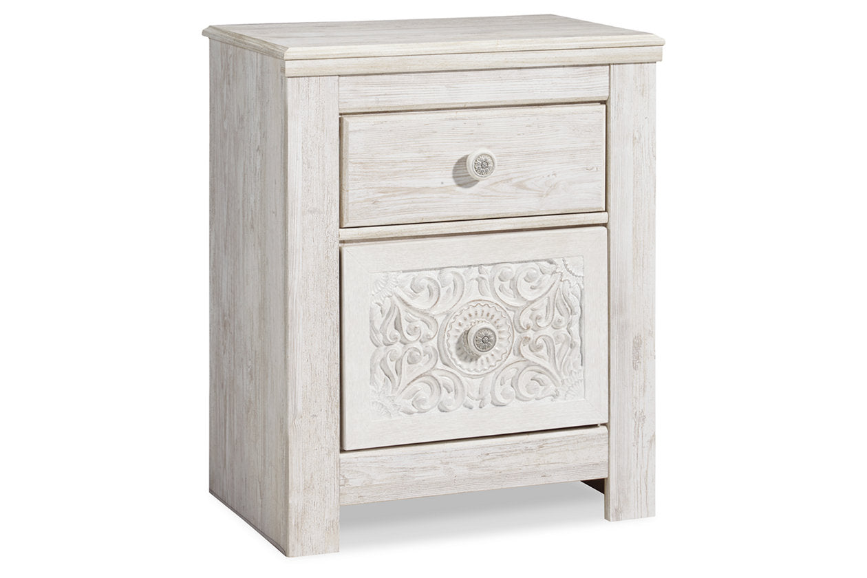 Paxberry Whitewash Nightstand - B181-92 - Bien Home Furniture & Electronics