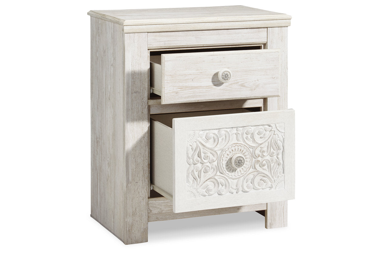 Paxberry Whitewash Nightstand - B181-92 - Bien Home Furniture & Electronics