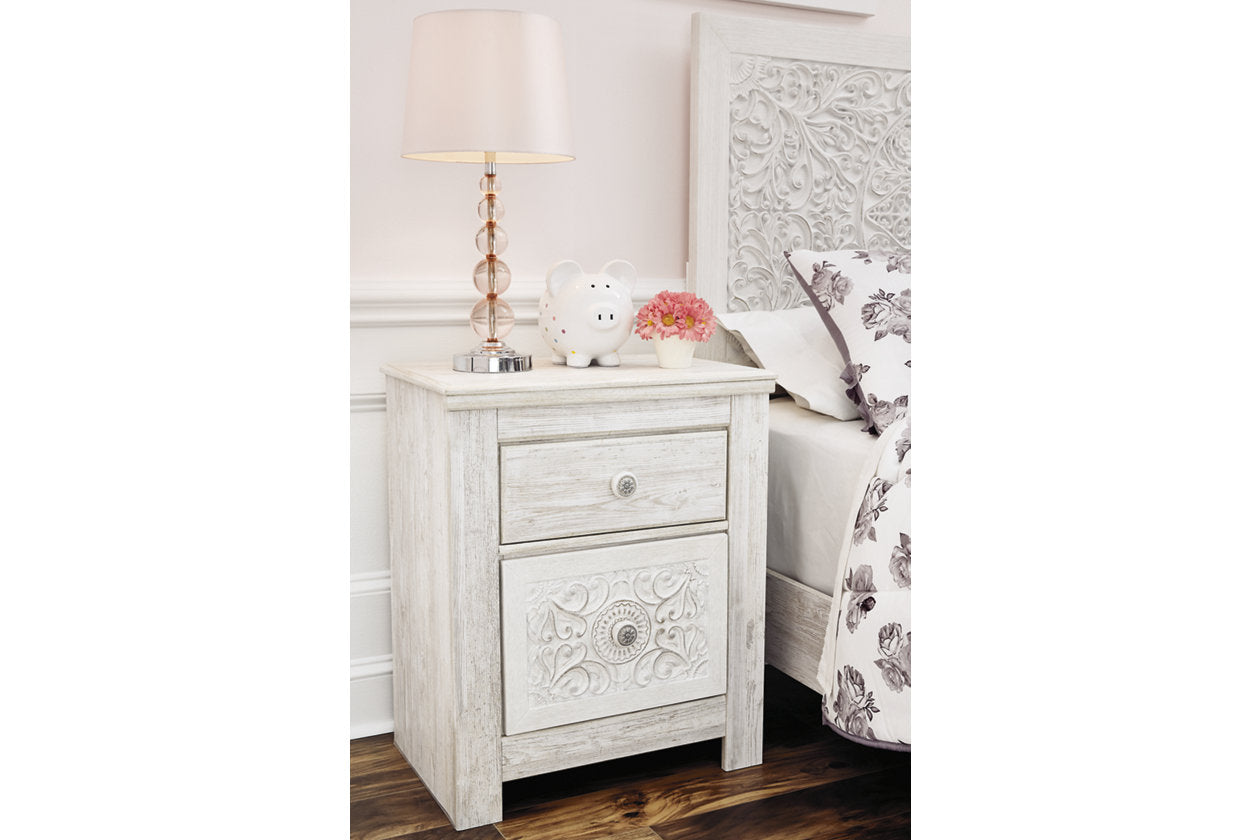 Paxberry Whitewash Nightstand - B181-92 - Bien Home Furniture & Electronics