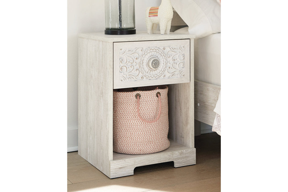 Paxberry Whitewash Nightstand - EB1811-191 - Bien Home Furniture & Electronics