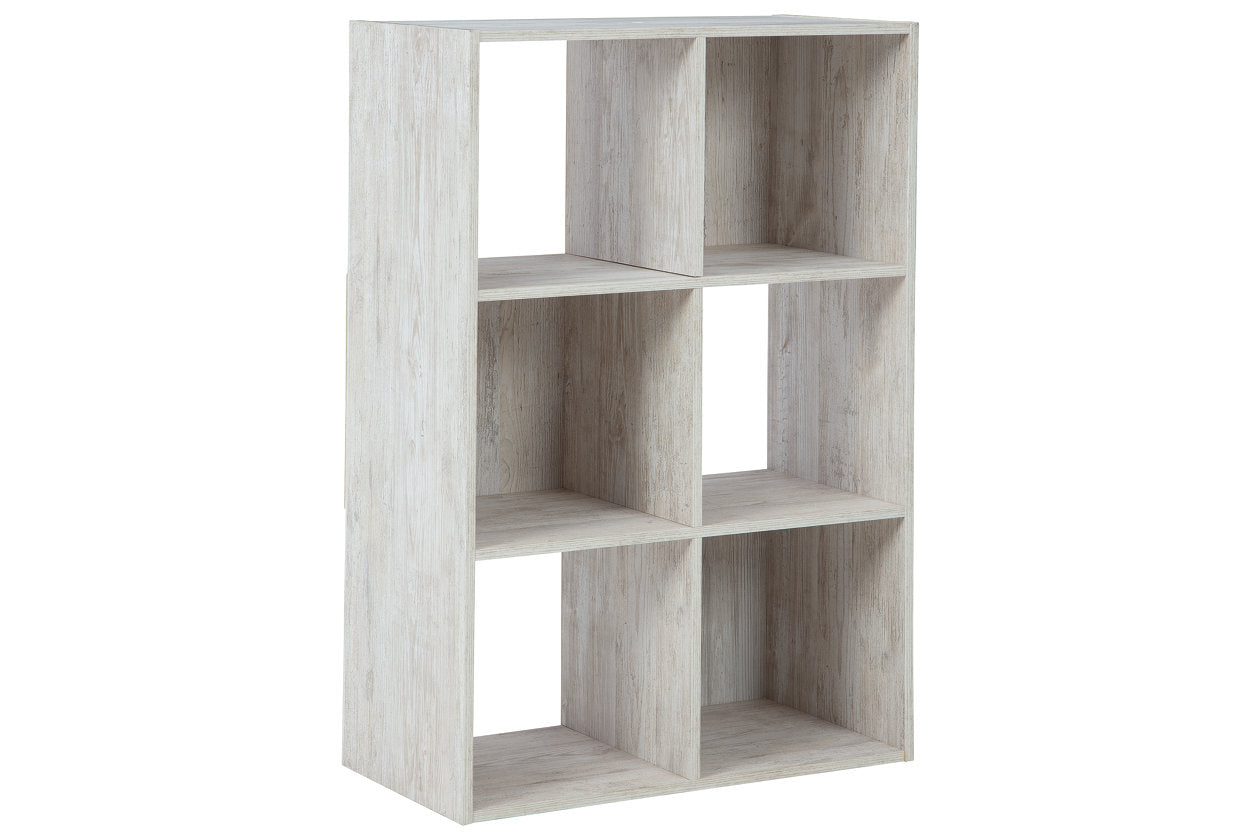 Paxberry Whitewash Six Cube Organizer - EA1811-3X2 - Bien Home Furniture & Electronics