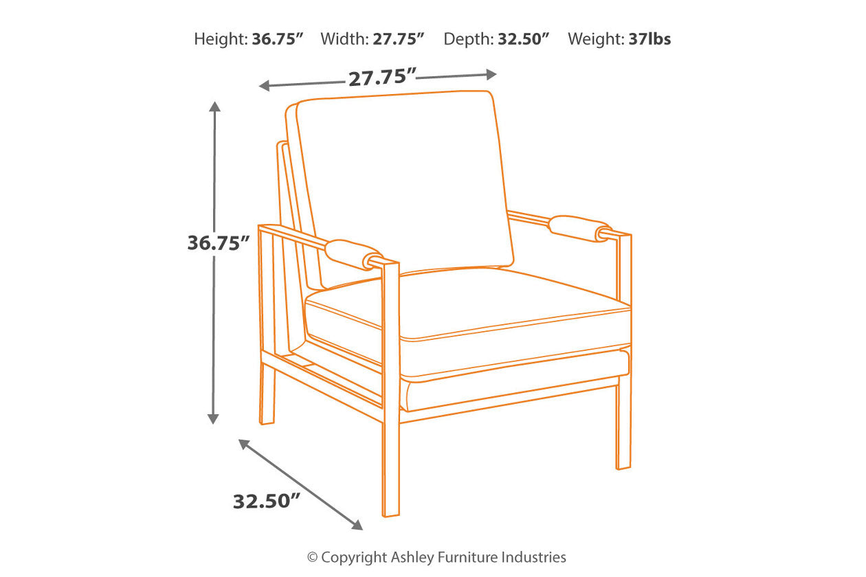Peacemaker Brown Accent Chair - A3000029 - Bien Home Furniture & Electronics