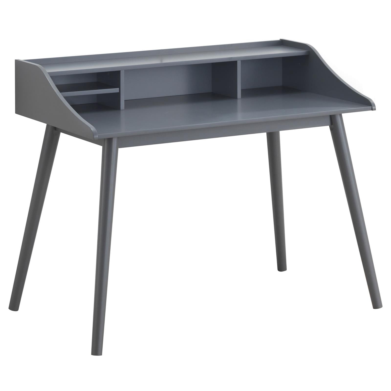Percy Gray 4-Compartment Writing Desk - 804497 - Bien Home Furniture & Electronics