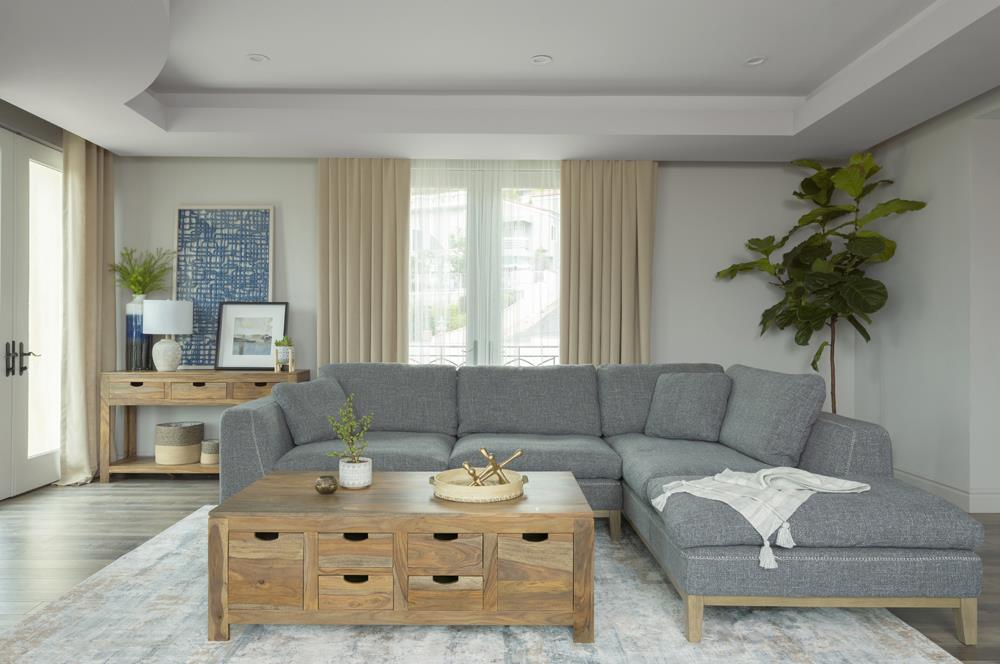 Persia 2-Piece Modular Sectional Gray - 508857 - Bien Home Furniture & Electronics
