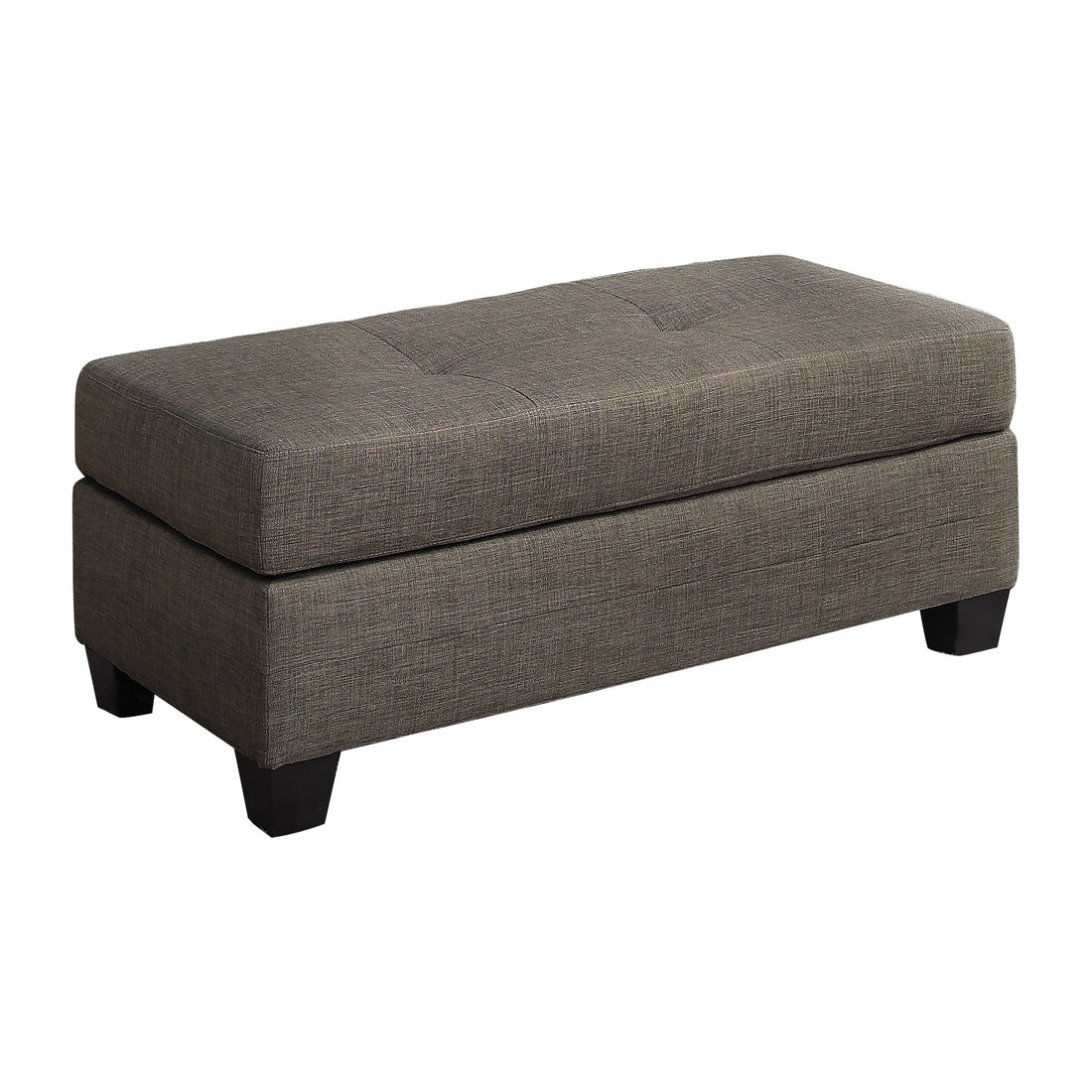Phelps Brownish Gray Ottoman - 9789BRG-4 - Bien Home Furniture &amp; Electronics