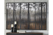Philyra Black/Orange/Silver Wall Art - A8000253 - Bien Home Furniture & Electronics