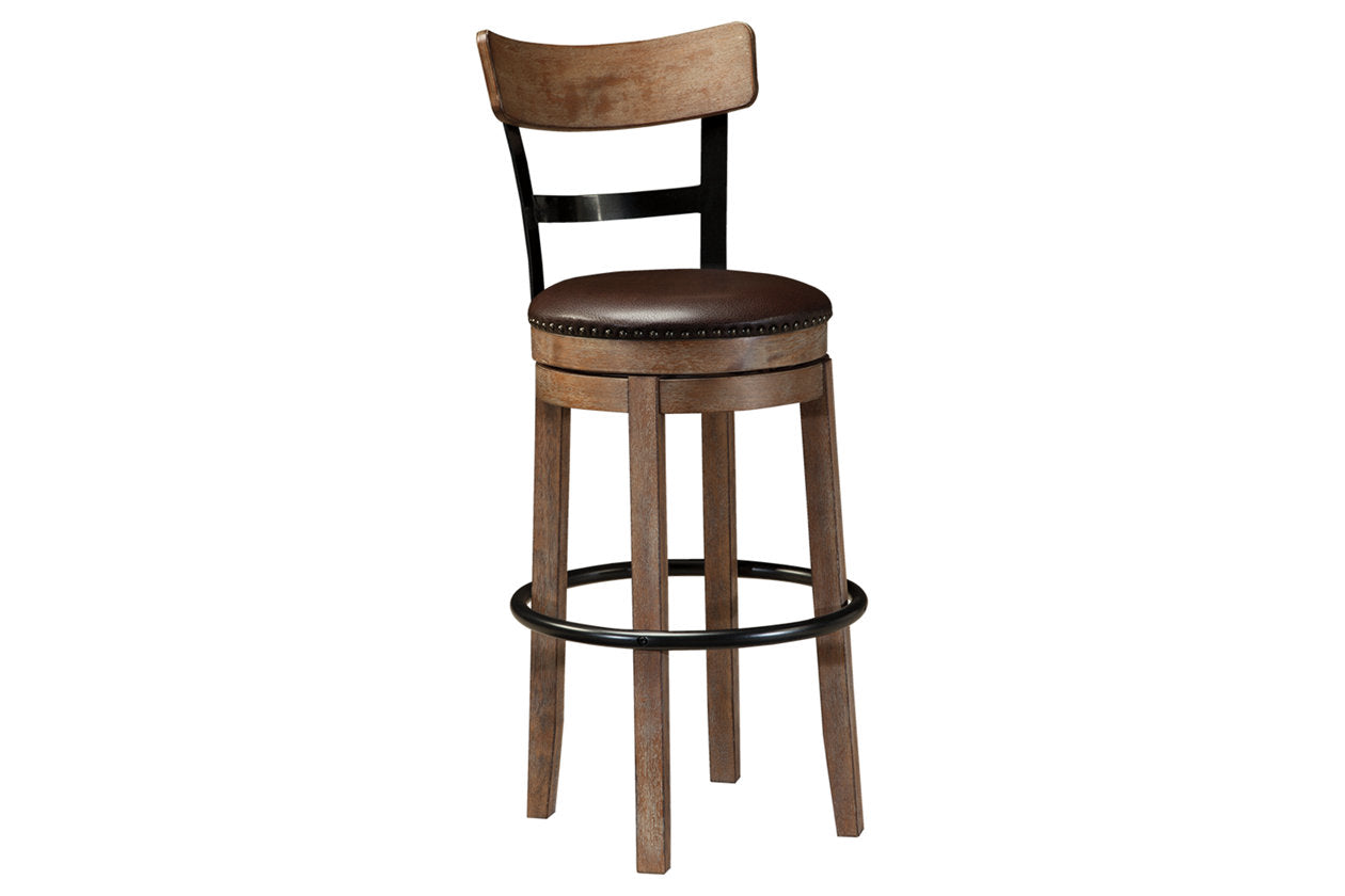 Pinnadel Light Brown Bar Height Barstool - D542-130 - Bien Home Furniture & Electronics