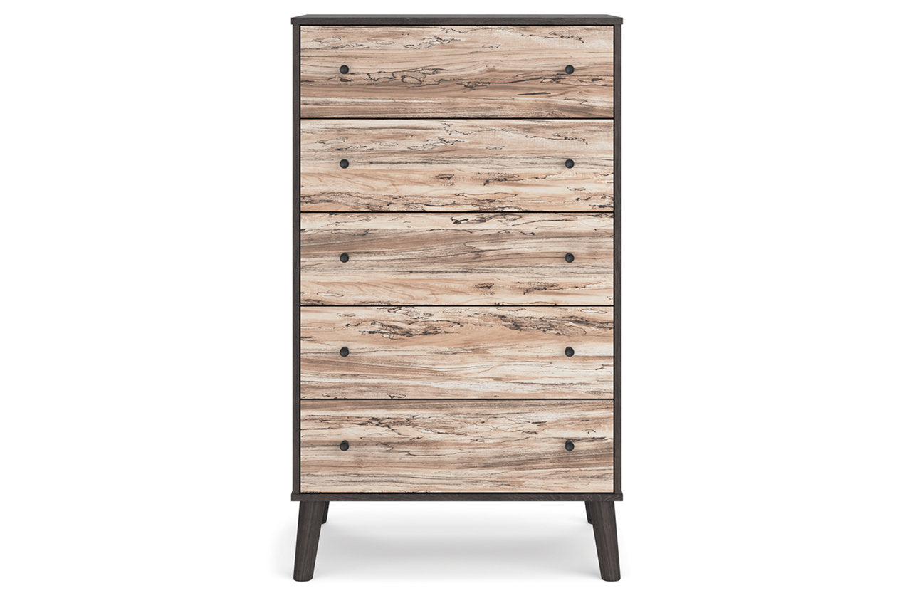 Piperton Two-tone Brown/Black Chest of Drawers - EB5514-245 - Bien Home Furniture & Electronics